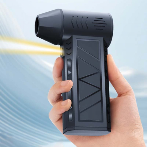 Suflanta aer, portabila, 130000 RPM, 52 m/s, iluminare LED, negru [3]