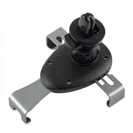 Suport telefon auto fixare pe grila de ventilatie,inchidere automata in 3 puncte - Negru/Gri [3]