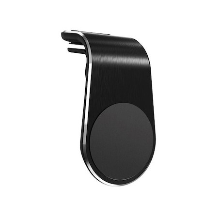 Accesorii auto telefoane - Suport Telefon pentru masina Magnetic, Fixare pe Grila de Ventilatie Auto, Negru