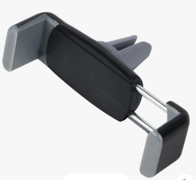 Suport auto negru pentru telefon pana la 7,5 cm, prindere pe grila de ventilatie [4]