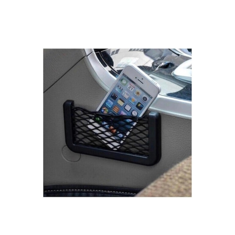 Suport auto tip buzunar, 15 x 8 cm, universal, negru [2]