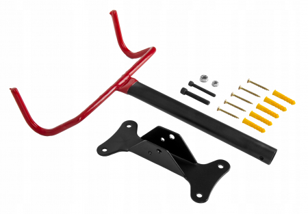 Suport de fixare pentru bicicleta,38 cm Negru/Rosu [4]