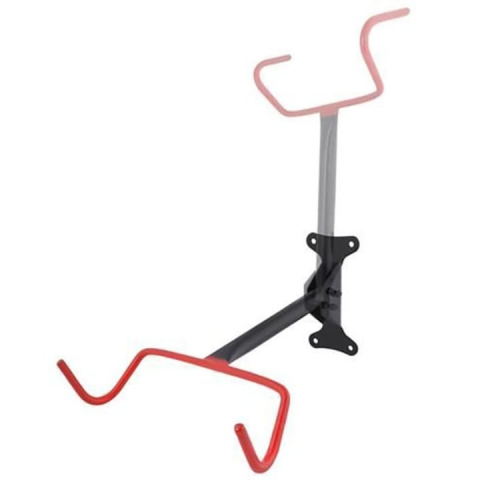 Suport bicicleta de perete din metal, carlig cauciucat, montare cu ancore, pentru 1 bicicleta [1]