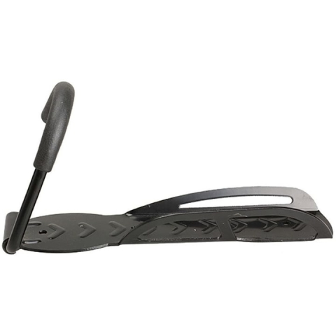 Suport de perete pentru bicicleta, suspendabil, cu protectie pentru bara de prindere, 25.5 x 7 x 13 cm, negru – solutie practica pentru depozitare eficienta si sigura [1]