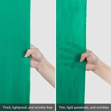 Perete Fundal Studio Verde Suport fundal pentru streaming cu panza Chroma Key, Green Screen 150x200cm [3]