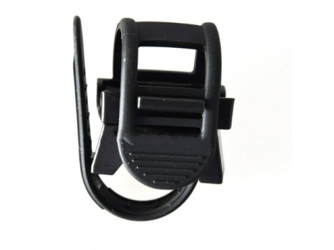 Suport lanterna pentru bicicleta, flexibil, reglabil, 8 x 4.5 cm, negru [5]