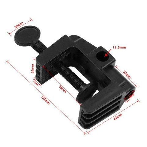 Suport multifunctional pentru lampi de birou, microfoane, diverse, material rezistent - Negru [1]