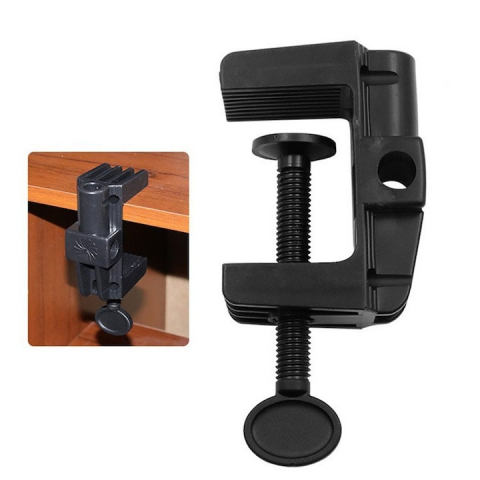 Suport multifunctional pentru lampi de birou, microfoane, diverse, material rezistent - Negru [2]