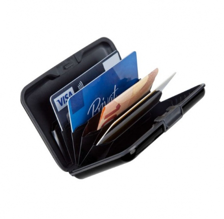 Alte gadgeturi auto - Suport pentru Carduri Bancare Negru 11x7cm