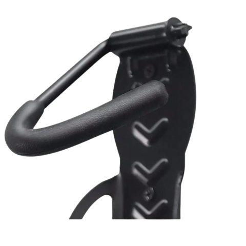 Suport perete bicicleta, set 2 carlige metalice, montaj vertical, rezistenta 30 kg, negru [2]