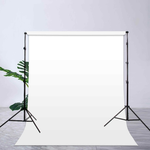 Kit studio complet - Suport portabil pentru fundal foto, kit complet cu 2 trepiede reglabile, bara transversala modulara si cleme, husa transport inclusa, ideal pentru studio si exterior