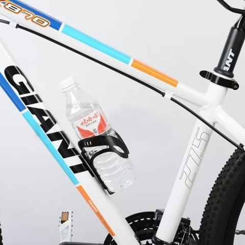 Suport sticla pentru bicicleta, aluminiu, 120 mm, argintiu [2]