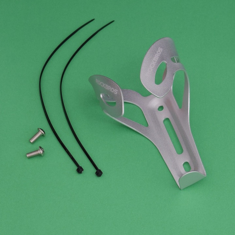Suport sticla pentru bicicleta, aluminiu, 120 mm, argintiu [1]