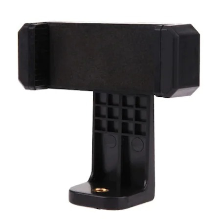 ELECTRONICE - Suport universal pentru telefon cu filet 1/4,rotativ 360 grade,prindere pe trepied,selfie stick