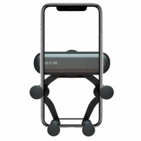 Suport telefon auto prindere grila de ventilatie cu 4 brate mobile - Negru [1]