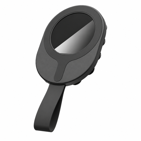 ARTICOLE AUTO - Suport telefon negru cu ventuze din silicon, prindere pe suprafete netede