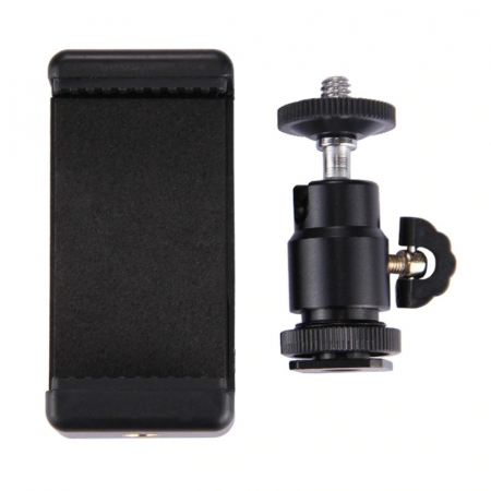 Suport telefon universal,2 filete 1/4 cu adaptor patina rotativ 360 grade [3]