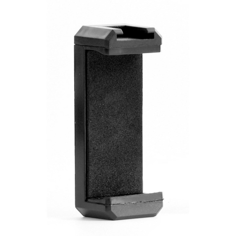 Echipamente vlogging - Suport telefon universal cu spatiu destinat pentru montare patina, 2x filet 1/4 pentru atasare trepied/monopied