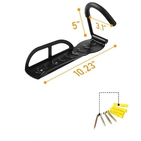 Suport universal din otel pentru biciclete, rezistent, anti zgarieturi - Negru [1]