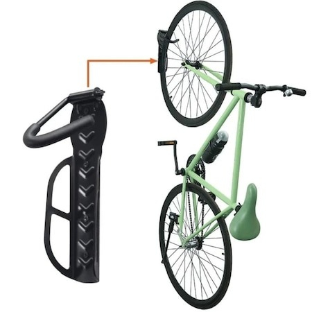 Suport universal din otel pentru biciclete, rezistent, anti zgarieturi - Negru [4]