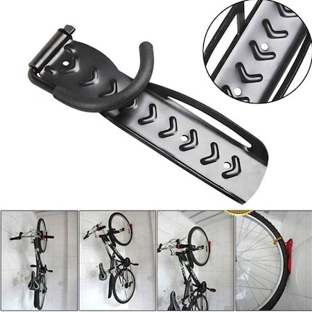 Suport universal din otel pentru biciclete, rezistent, anti zgarieturi - Negru [7]