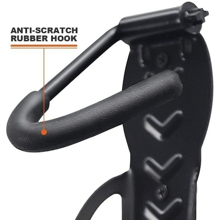 Suport universal din otel pentru biciclete, rezistent, anti zgarieturi - Negru [3]