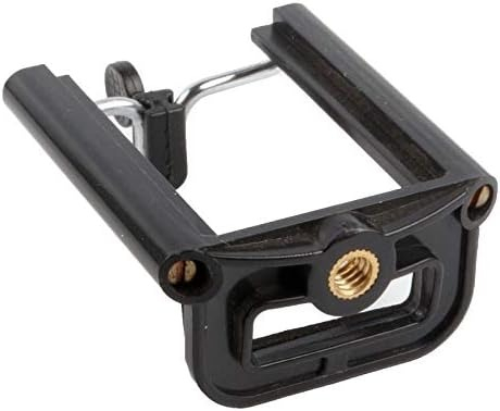 Suport universal pentru telefon cu prindere pe trepied, montura 1/4 inch, reglabil pentru smartphone, adaptor telefon pentru stativ foto video, negru [5]