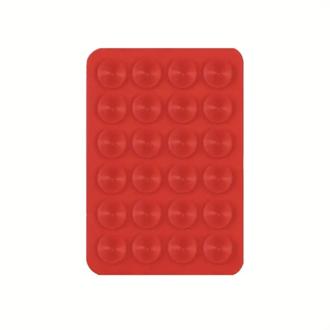 Diverse - Suport universal rosu 8 x 5,5 x 1 cm pentru telefon, silicon flexibil