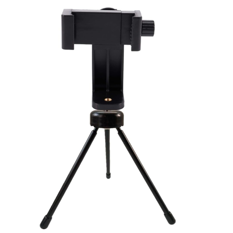 Suport universal rotativ 360 pentru trepied cu prindere 1/4, clema reglabila 58-105 mm pentru smartphone, streaming si filmari