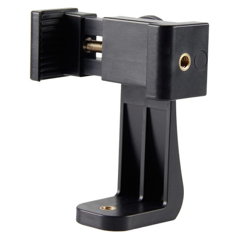 Suport universal rotativ 360 pentru trepied cu prindere 1/4, clema reglabila 58-105 mm pentru smartphone, streaming si filmari [3]