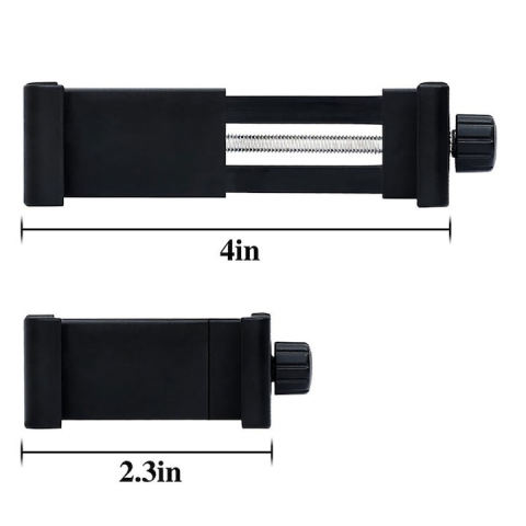 Suport universal telefon pentru trepied, adaptor smartphone cu rotire 360°, montura 1/4 inch pentru fotografie, vlog si streaming [4]