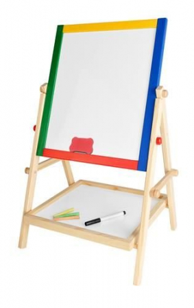 Tabla magnetica cu 2 fete de scris,pentru copii,inaltime maxima 65 cm,accesorii incluse [1]