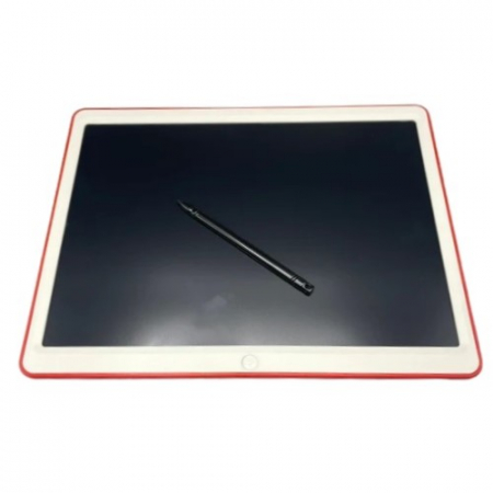 Tableta grafica de desenat pentru copii,color de 15 inch diagonala, cu buton de stergere si creion - Roz [1]