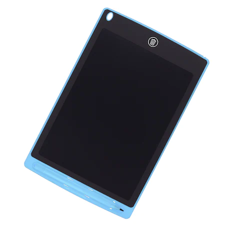 Tableta grafica de desenat pentru copii de 8.5 inch diagonala, cu buton de stergere si creion - Albastru deschis [2]