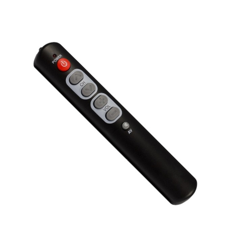 ELECTRONICE - Telecomanda universala slim, TV, distanta 10 m, functie de invatare - Negru