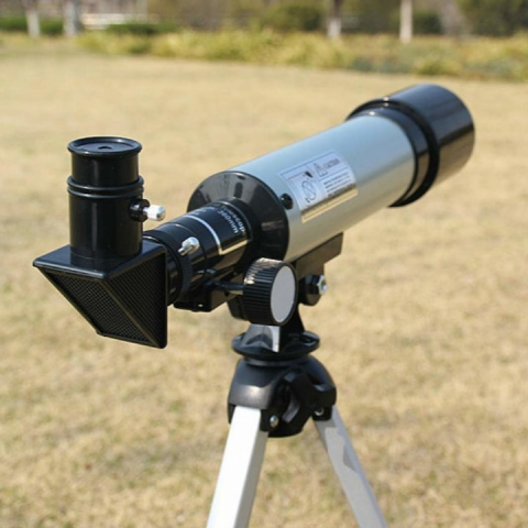 Telescop astronomic pentru copii, putere 180x, 2 prisme 4, 20mm, husa inclusa, varsta recomandata 8 ani+ [3]