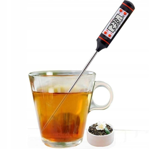 Termometru alimentar digital pentru carne, metalic, cu tija, -50°C – 300°C – precizie profesionala pentru gatit perfect [7]