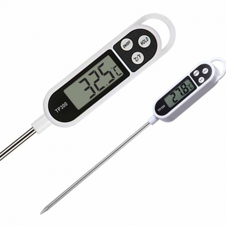 Termometre - Termometru digital alimentar de insertie cu tija ,afisaj LCD, 3 butoane si oprire automata, interval masurare -50° C - +300° C