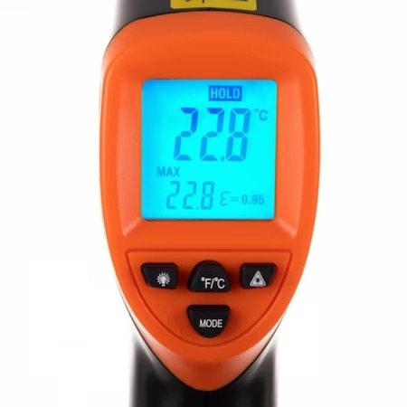Termometru non-contact cu infrarosu,interval masurare -50 +550 grade Celsius - Negru [4]