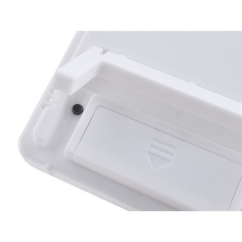 Termometru si higrometru digital de camera, cu ceas, culoare alba – masurare precisa a temperaturii si umiditatii ambientale [8]