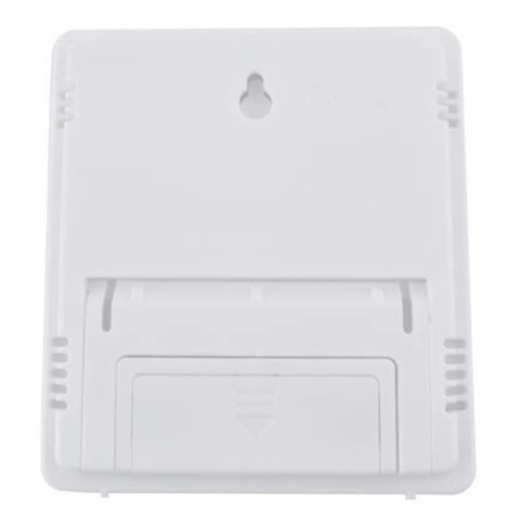 Termometru si higrometru digital de camera, cu ceas, culoare alba – masurare precisa a temperaturii si umiditatii ambientale [4]