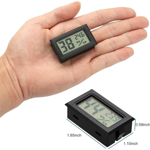 Termometru si higrometru digital, interval 10%–99% RH, precizie ±0.1°C – masurare rapida si precisa a temperaturii si umiditatii [1]
