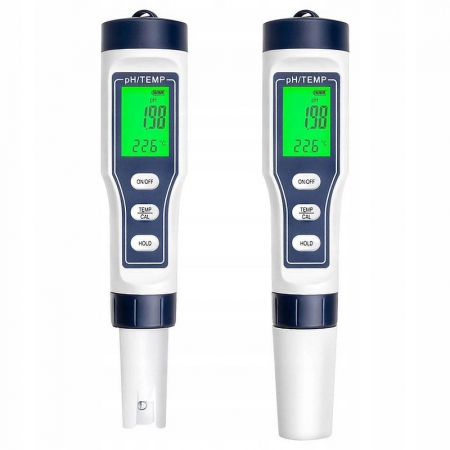 Tester apa profesional 3in1, TDS, PH si temperatura cu plicuri de calibrare incluse [3]