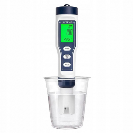Tester apa profesional 3in1, TDS, PH si temperatura cu plicuri de calibrare incluse [2]