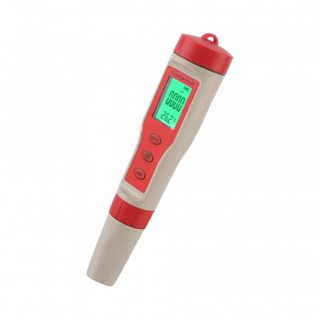 Tester profesional pentru calitatea apei 4 in 1, pH / EC / TDS / Temperatura,afisare digitala  [1]