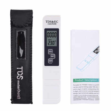 Set testere apa digitale profesionale, calitate apa 4in1, TDS,EC,PH si temperatura [1]