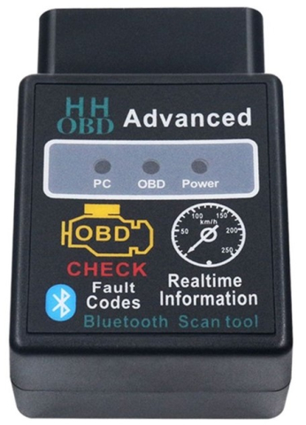 ARTICOLE AUTO - Tester auto negru OBD2 Bluetooth, adaptor diagnoza auto pentru citire si stergere coduri eroare, monitorizare date motor in timp real prin aplicatie compatibila