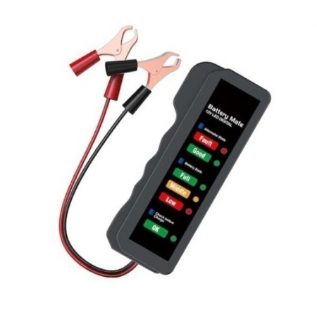 Alte gadgeturi auto - Tester auto 12V verificarea starii bateriei si alternatorului - Negru