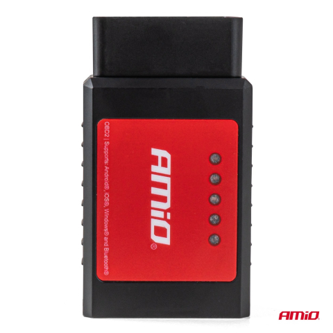 Tester diagnoza auto OBD2 BT XL, wireless, compact, compatibilitate extinsa, rosu/negru [4]