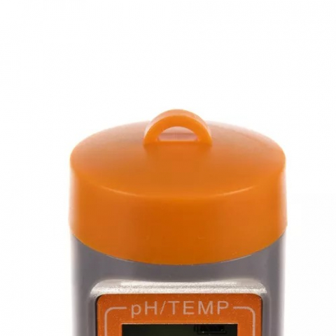 Tester digital apa, afisaj LCD, temperatura si pH, pentru uz casnic, piscina, acvariu, portocaliu/gri [7]